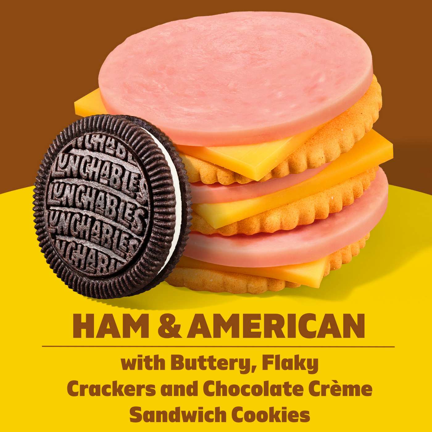 Lunchables Lunch Combinations Ham & American Cracker Stackers; image 5 of 5