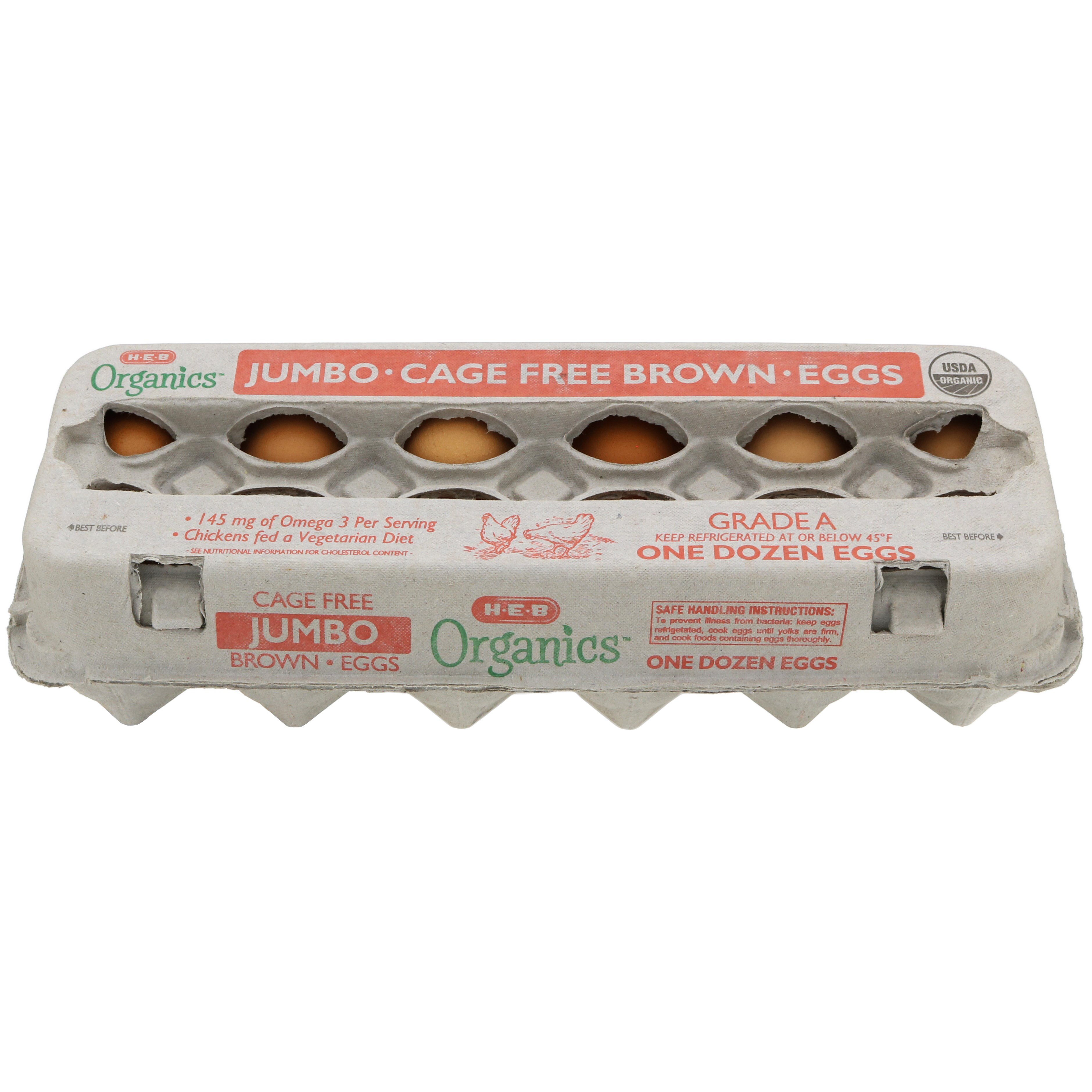 H-E-B Cage Free Extra Large Brown Eggs