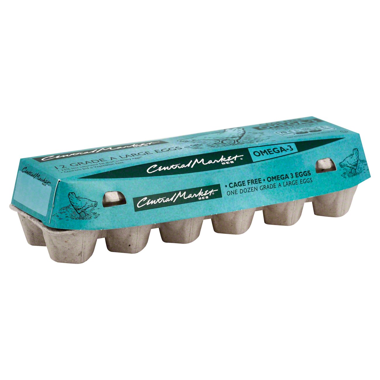 Central Market Cage Free Omega 3 Eggs Shop Eggs & Egg Substitutes at