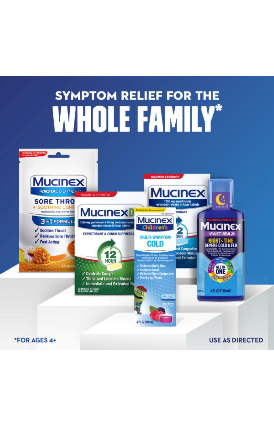Mucinex Children's Multi-Symptom Liquid Very Berry; image 2 of 5