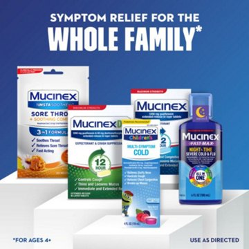 Mucinex Children's Multi-Symptom Liquid Very Berry, 4 oz