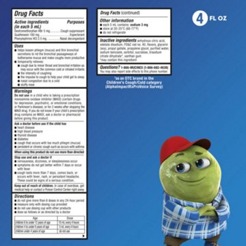 Mucinex Children's Multi-Symptom Liquid Very Berry, 4 oz