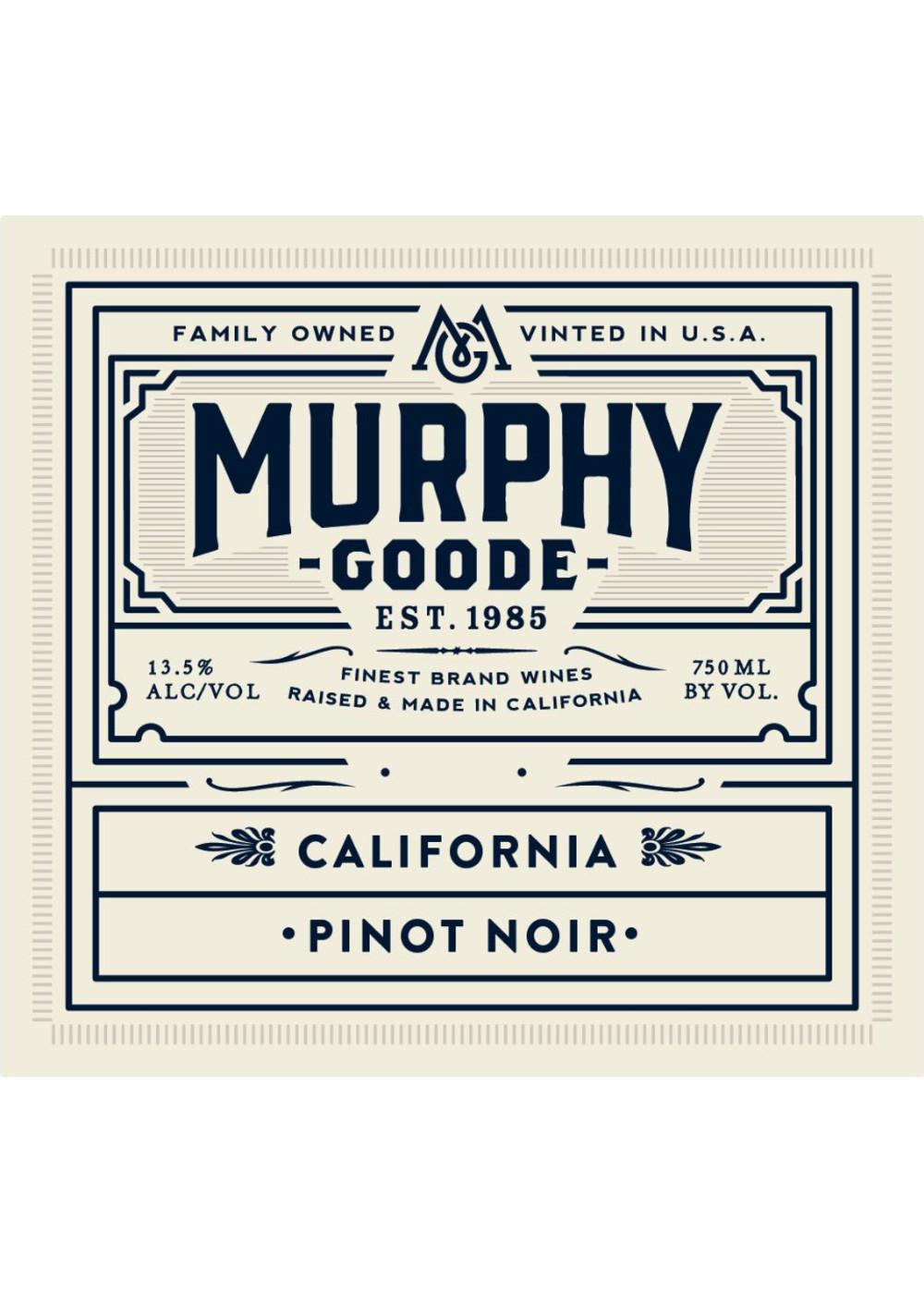 Murphy-Goode California Pinot Noir Red Wine; image 2 of 2