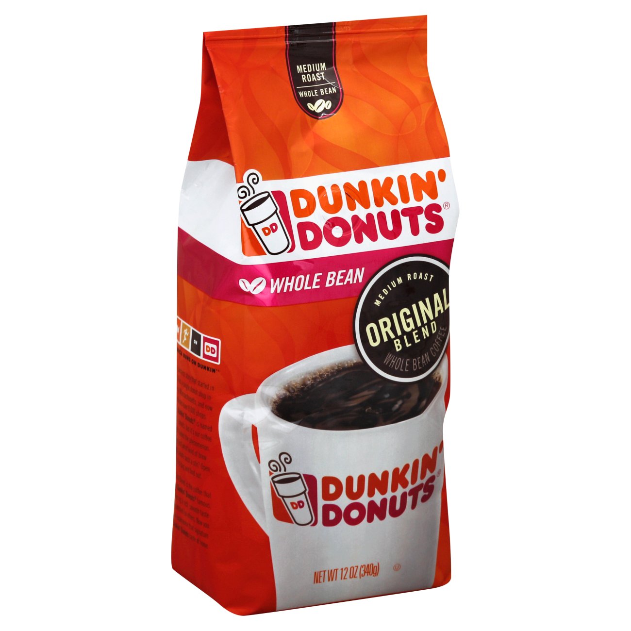 Dunkin' Donuts Original Blend Medium Roast Whole Bean ...