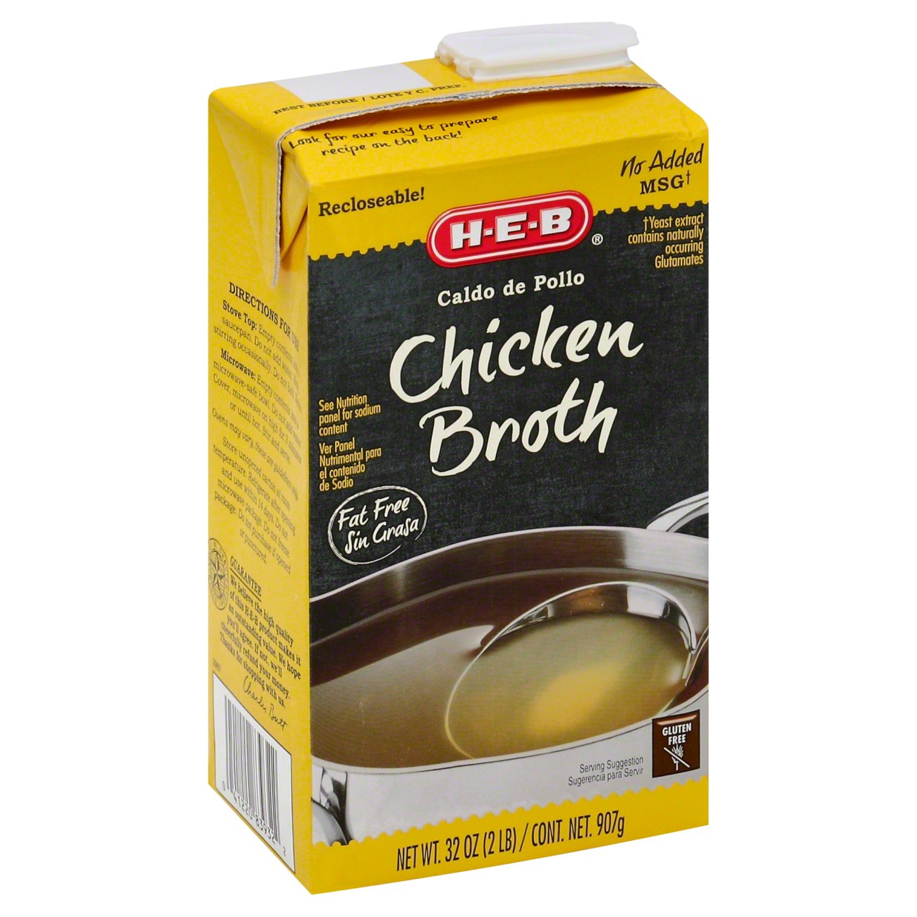 H-E-B Broth, Chicken, 32 oz | Central Market - Really Into Food