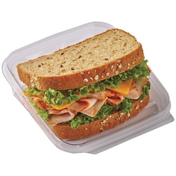 Meal Simple by H-E-B Turkey Cheddar Sundried Tomato Sandwich, 9 oz