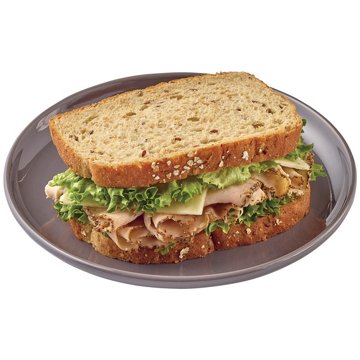Meal Simple by H-E-B Peppercorn Turkey Pesto Jack Cheese Sandwich, 8 oz