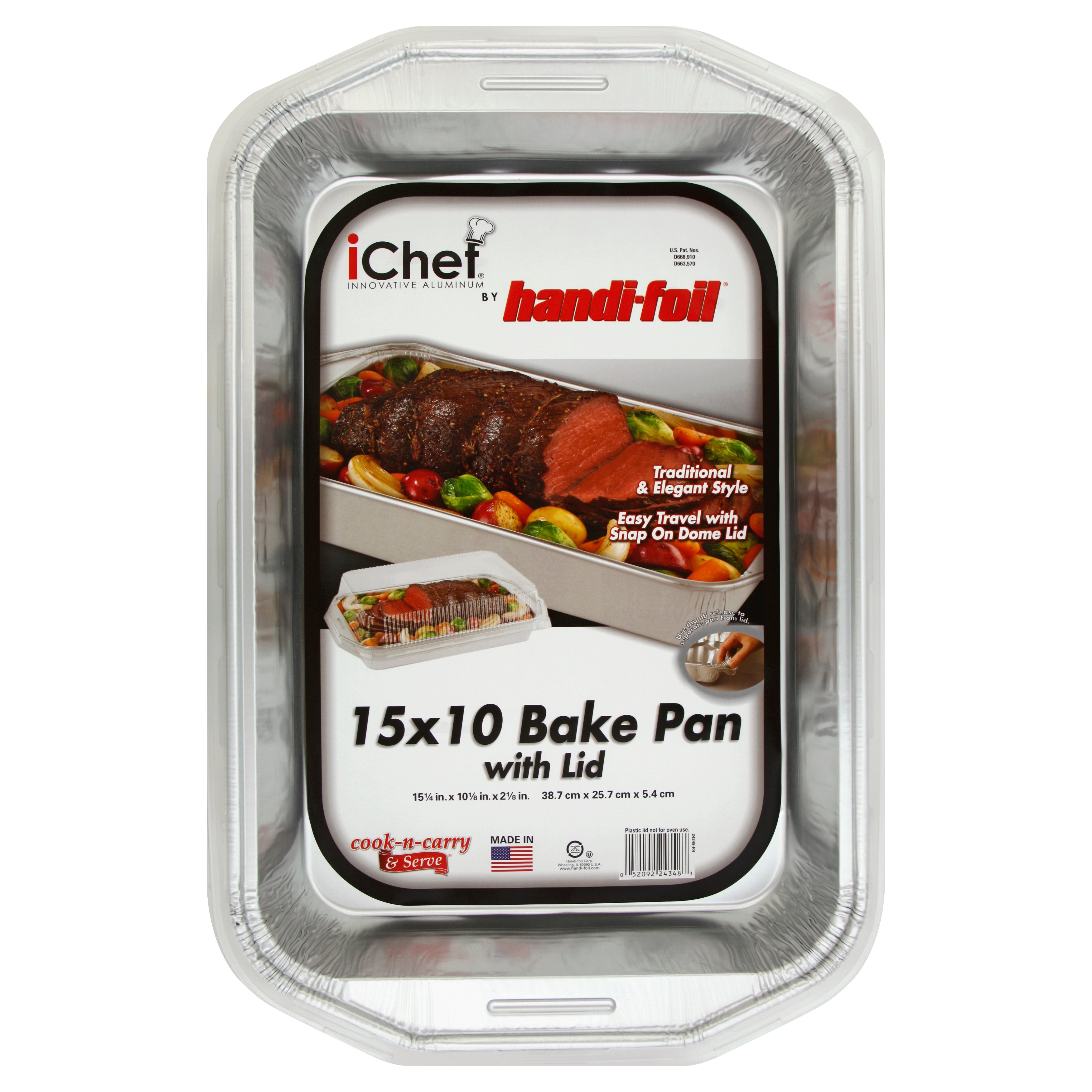 HandiFoil iChef CookNCarry & Serve Bake Pan with Lid Shop