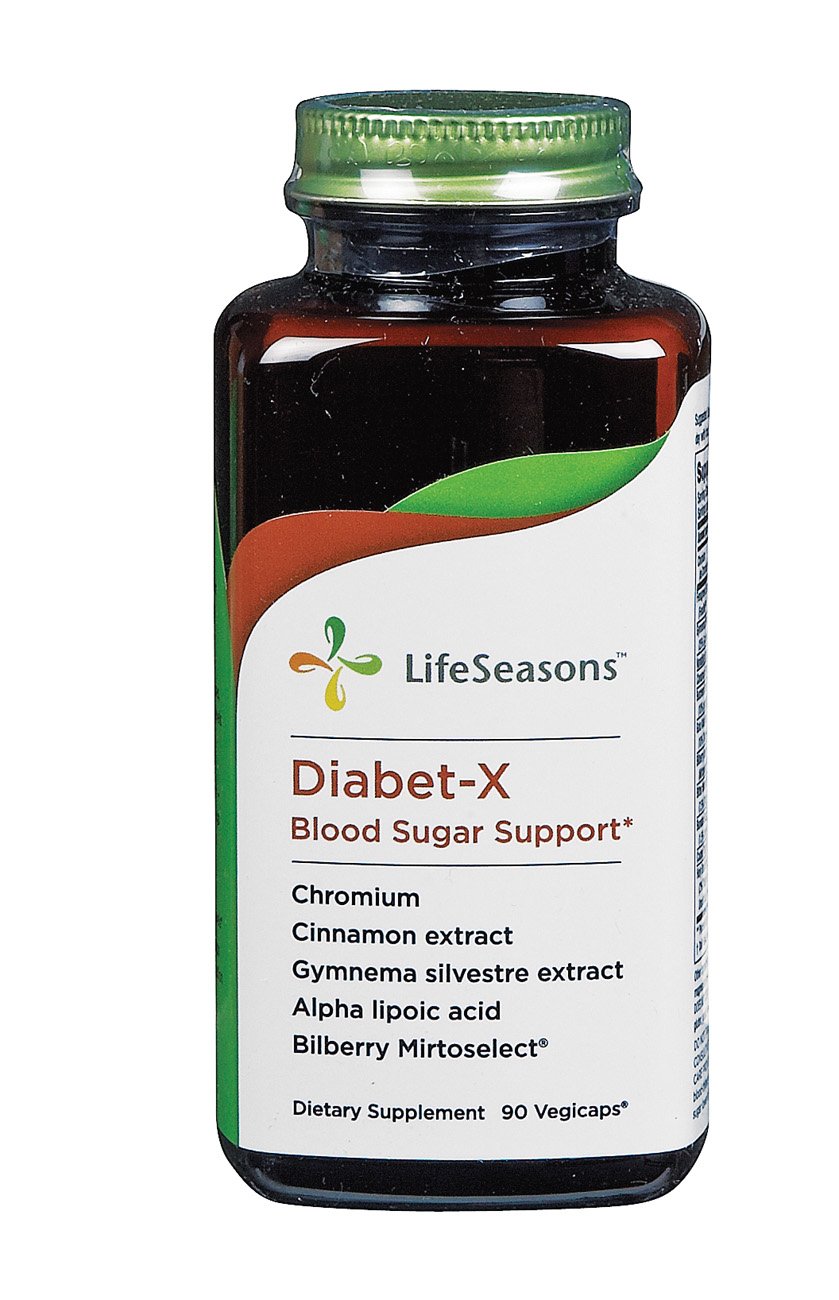 LifeSeasons DiabetX Blood Sugar Support Vegicaps Shop Herbs
