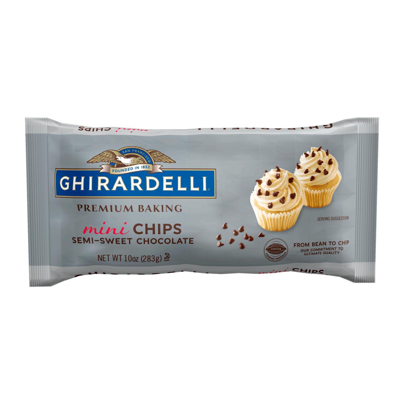 Ghirardelli Mini Semi-Sweet Chocolate Premium Baking Chips; image 1 of 7