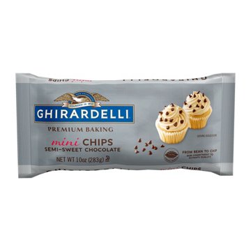 Ghirardelli Premium Baking Mini Semi-Sweet Chocolate Chips, 10 oz