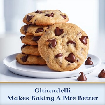 Ghirardelli Premium Baking Mini Semi-Sweet Chocolate Chips, 10 oz