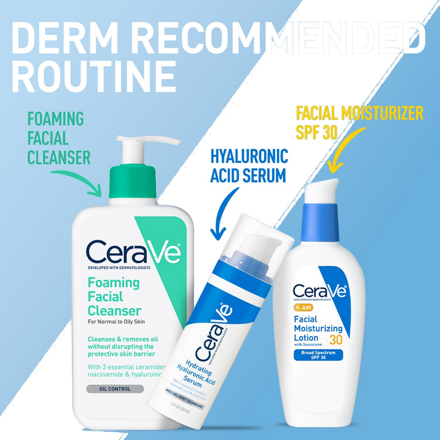 CeraVe AM Facial Moisturizing Lotion - SPF 30; image 3 of 9