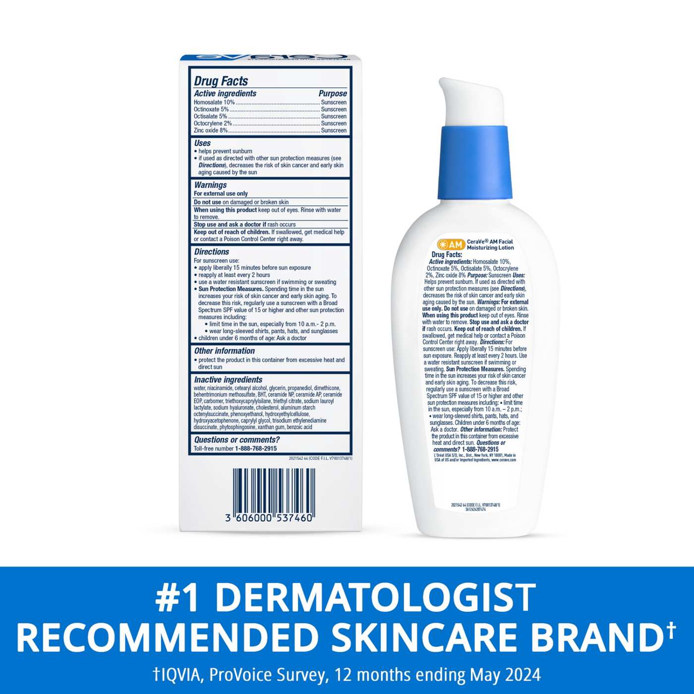 CeraVe AM Facial Moisturizing Lotion - SPF 30; image 7 of 9