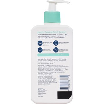 CeraVe Foaming Facial Cleanser, 12 oz