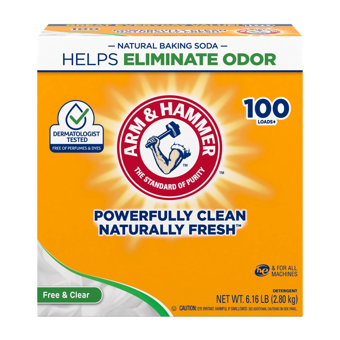 Arm & Hammer Free Powder Laundry Detergent, 100 Loads; image 1 of 12