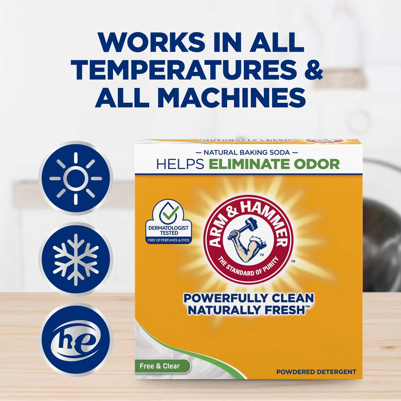 Arm & Hammer Free Powder Laundry Detergent, 100 Loads; image 5 of 12