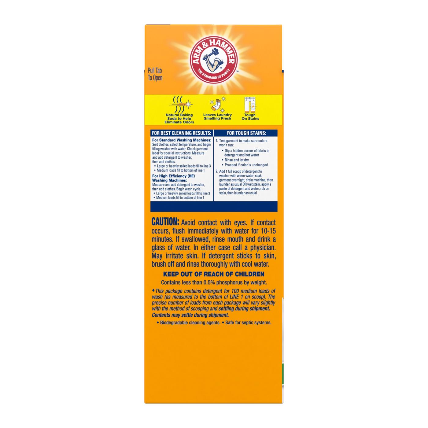 Arm & Hammer Free Powder Laundry Detergent, 100 Loads; image 9 of 12