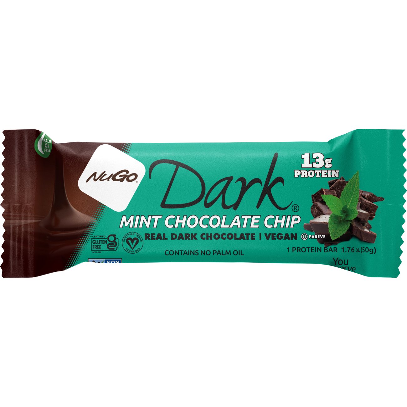 NuGo Dark Mint Chocolate Chip Protein Bar Shop Granola & Snack Bars