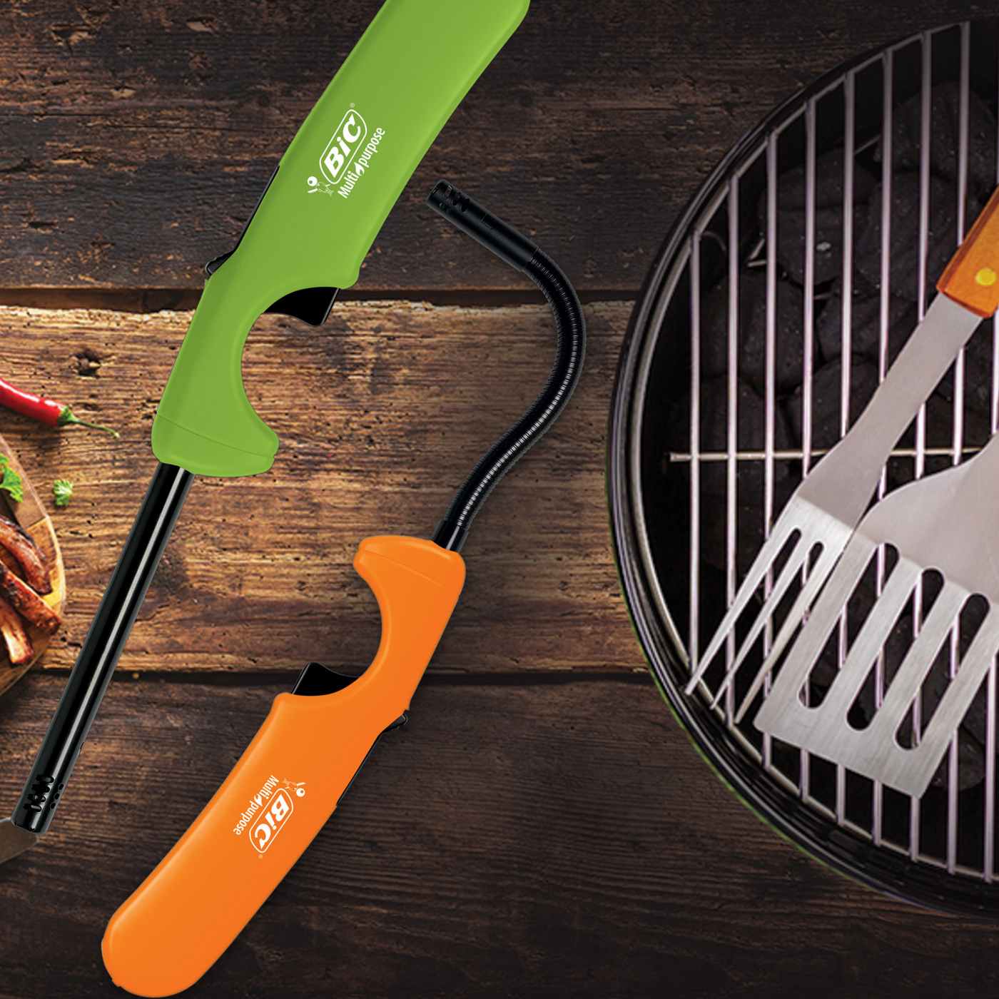 Bic MultiPurpose Flexible Wand Lighters, Assorted Shop Lighters