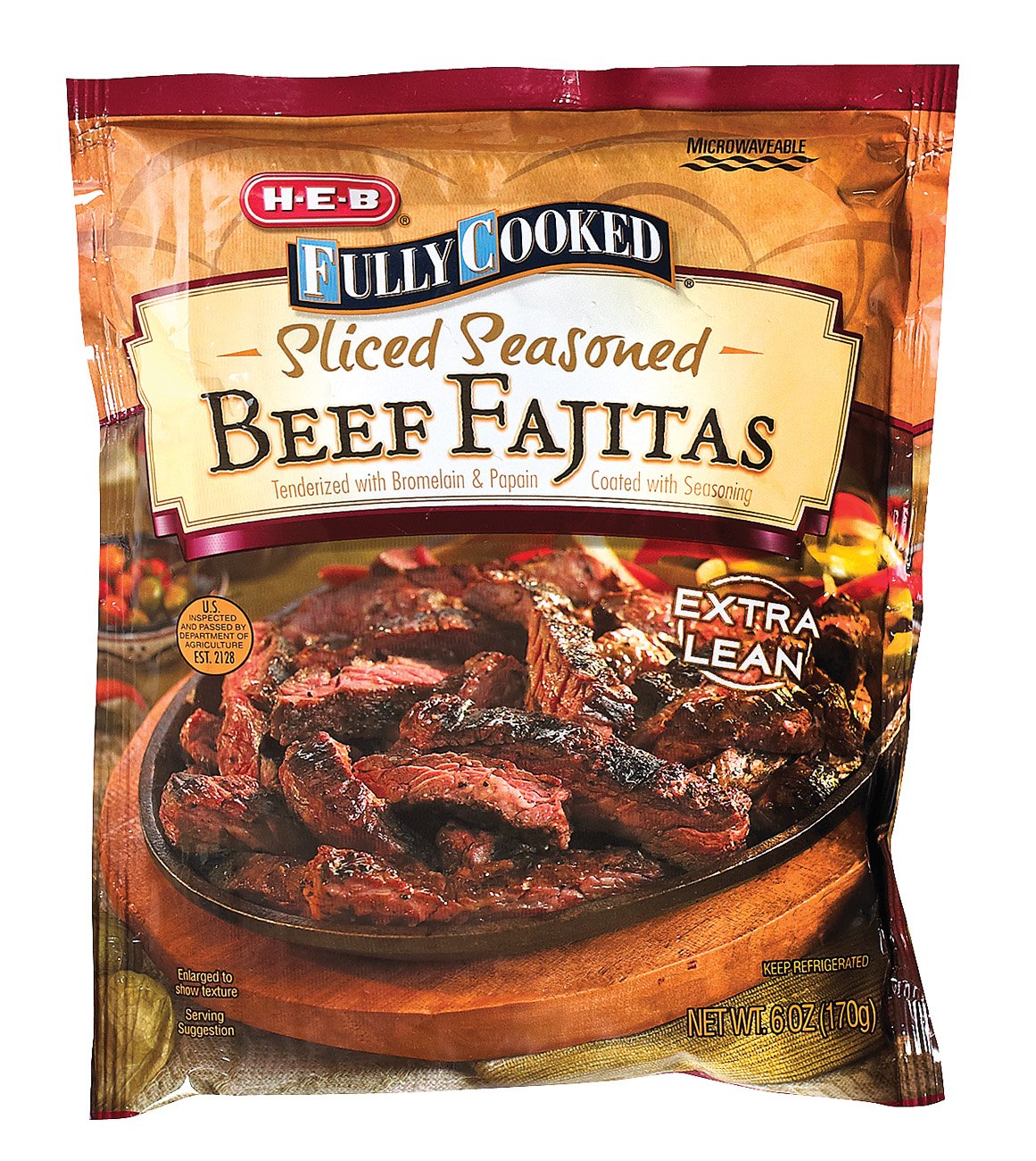 HEB Select Ingredients Fully Cooked Beef Fajitas Shop Meat at HEB
