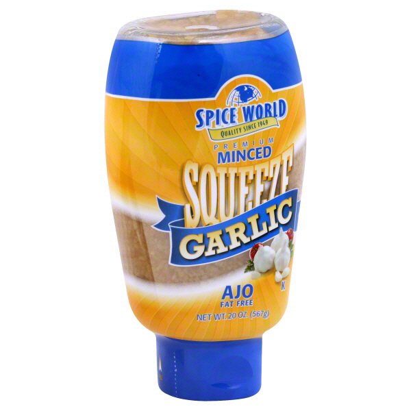 Spice World Squeeze Minced Garlic Shop Herbs & spices at HEB