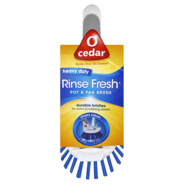  O-Cedar Rinse Fresh Pot & Pan Brush : Health & Household