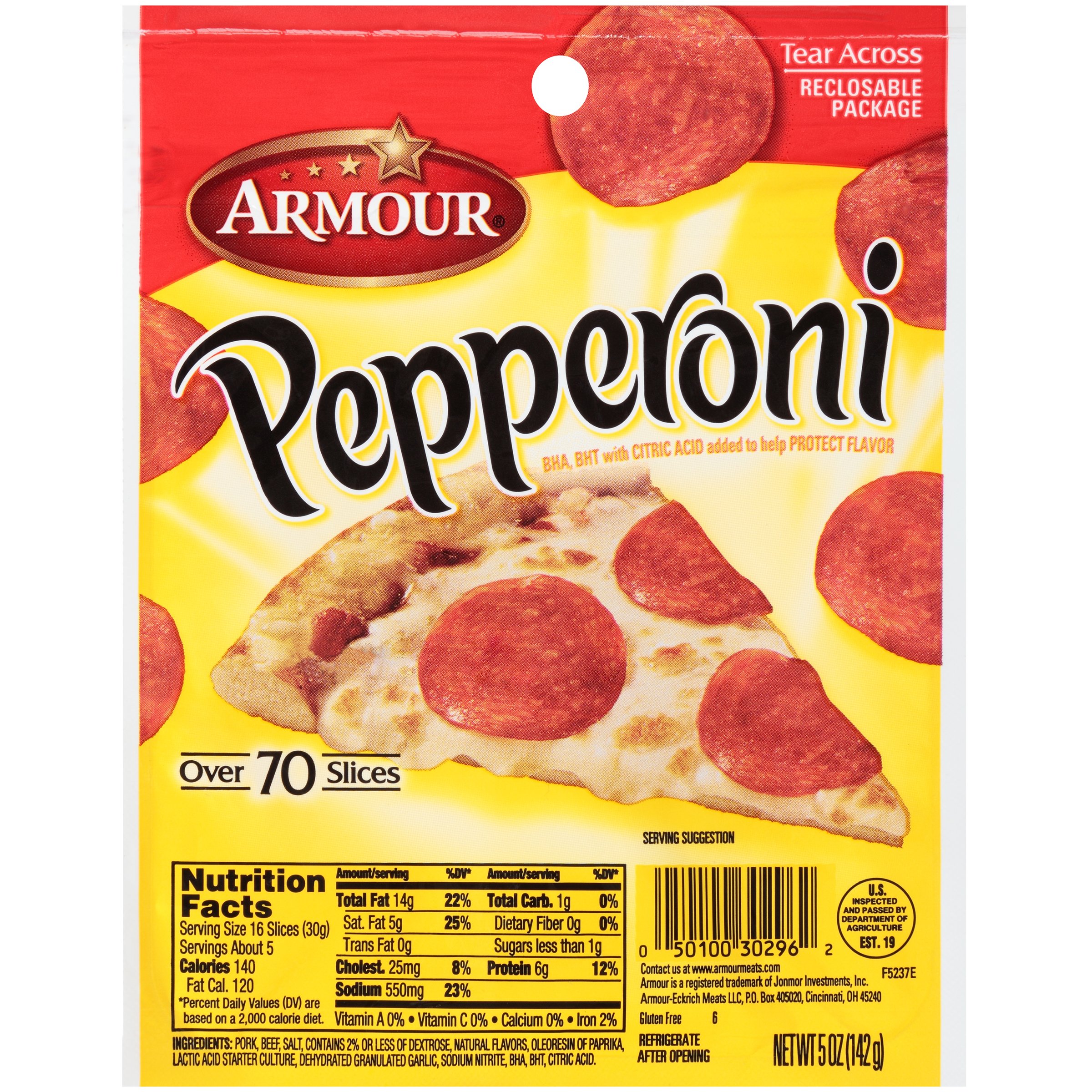 Armour Pepperoni Slices Shop Meat at HEB
