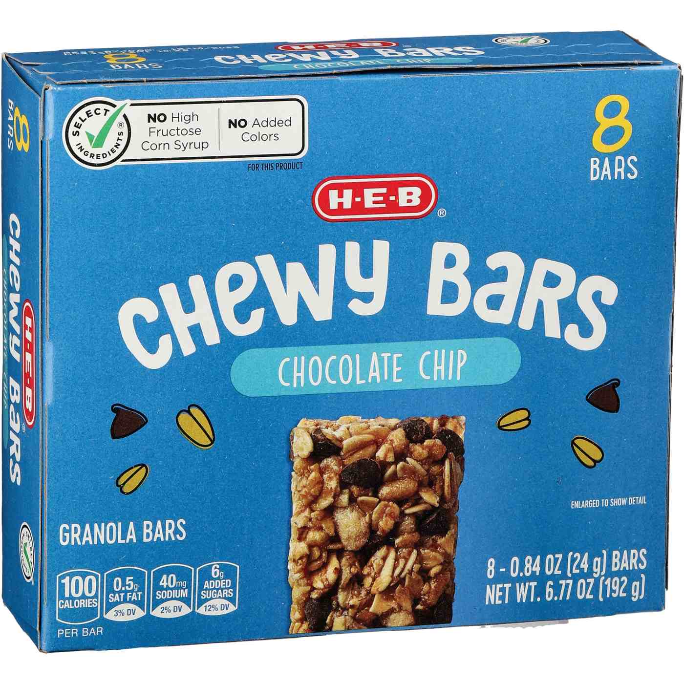 H-E-B Chocolate Chip Chewy Bars; image 2 of 2