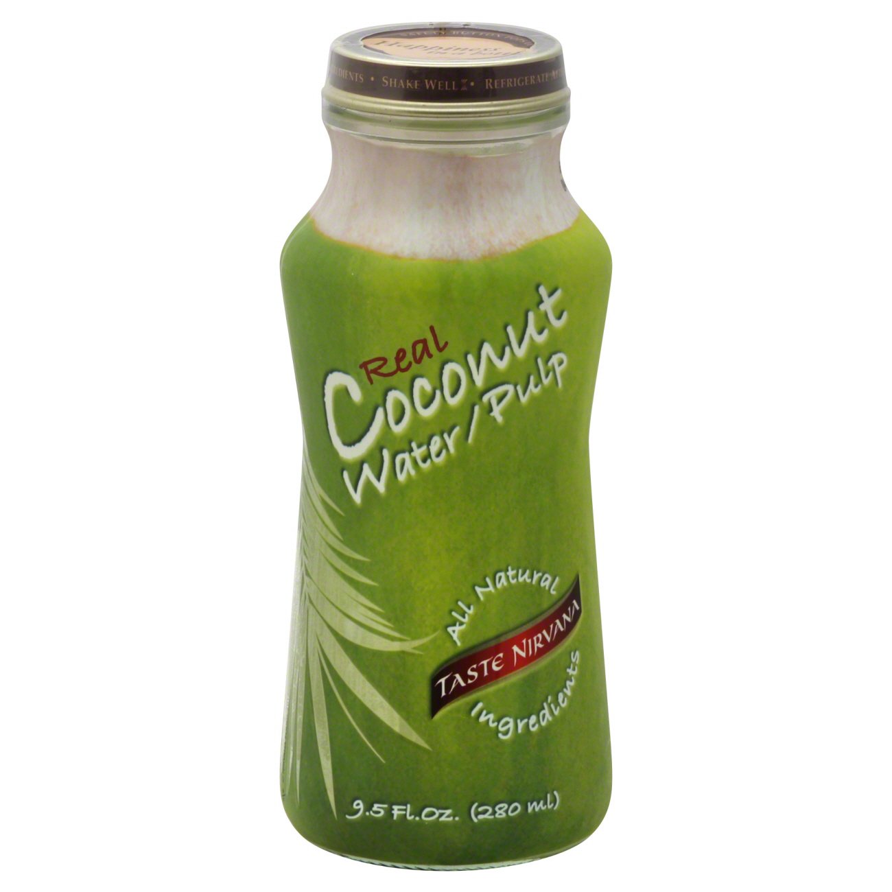 Taste Nirvana All Natural Coconut Water With Pulp Shop Coconut water at HEB