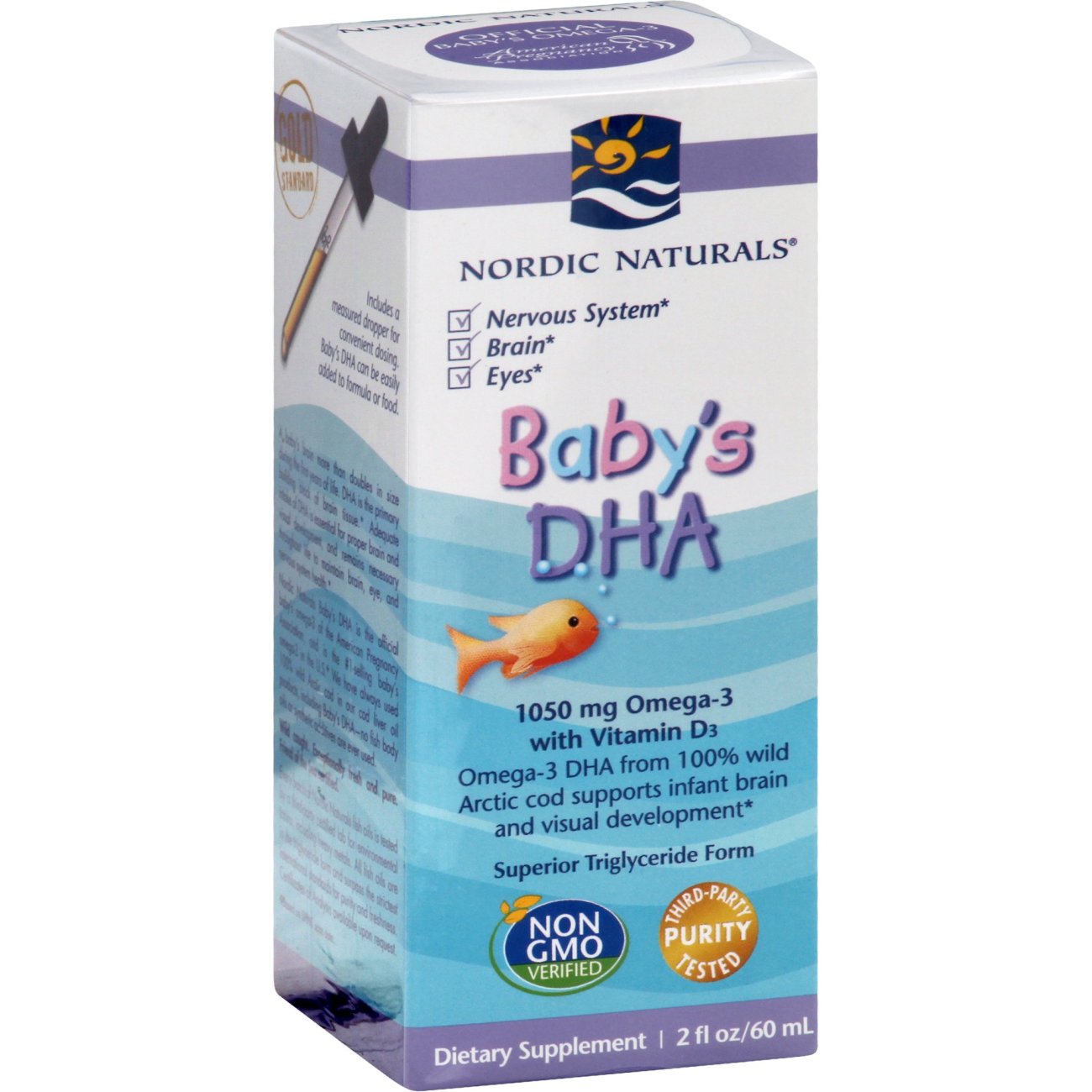 Nordic Naturals Baby's DHA With Vitamin D3 Shop Vitamins AZ at HEB