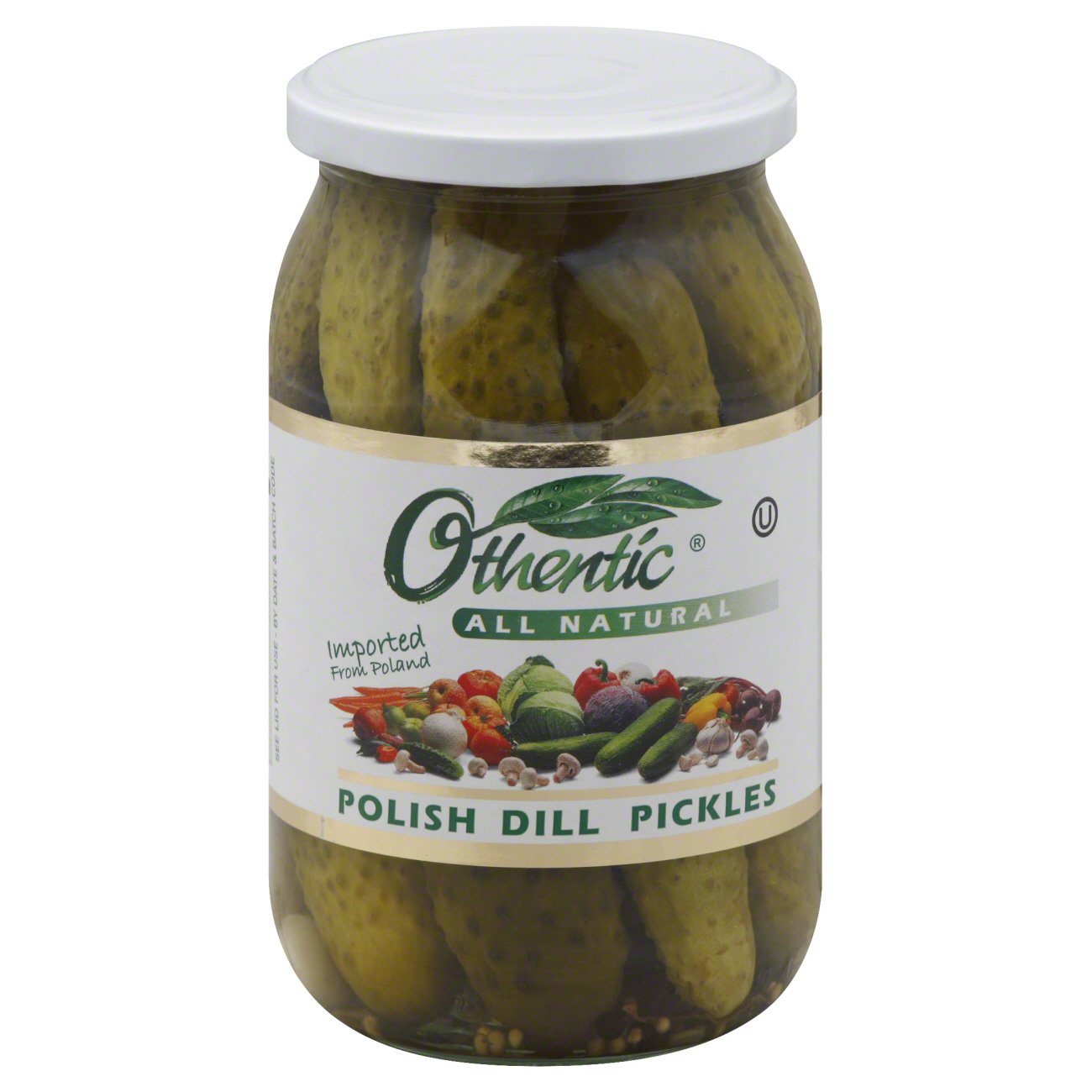 Othentic All Natural Polish Dill Pickles Shop Vegetables at HEB