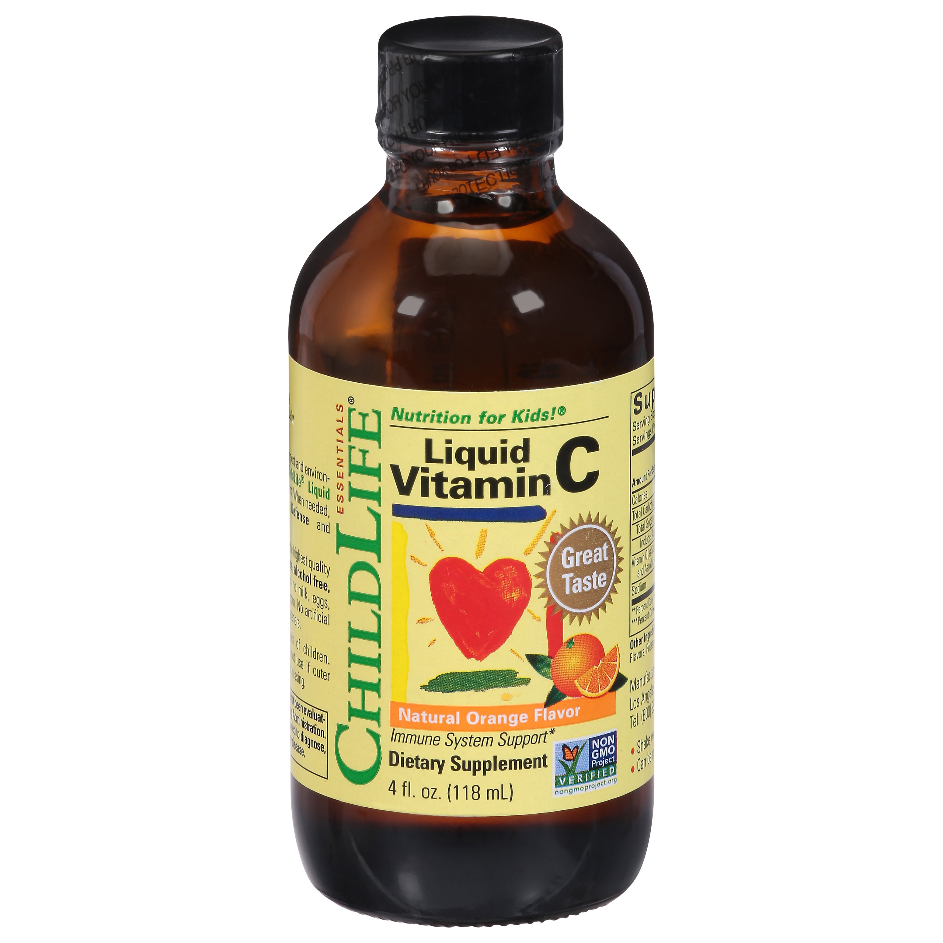 ChildLife Essentials Vitamin C Liquid Natural Orange Flavor Shop