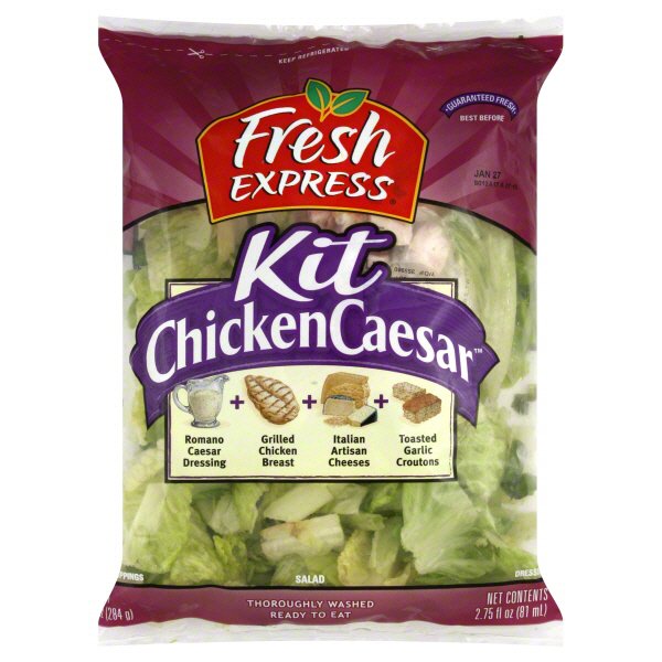 Fresh Express Chicken Caesar Salad Kit - Shop Salads At H-E-B