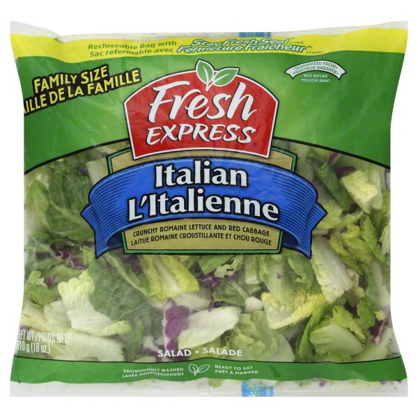 Fresh Express Italian Salad Family Size Shop Lettuce & Leafy Greens