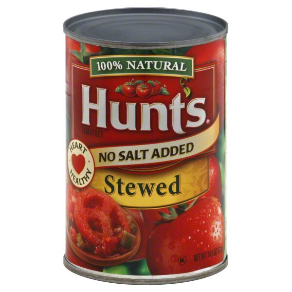 Hunt's Stewed Tomatoes No Salt Added Shop Tomatoes at HEB