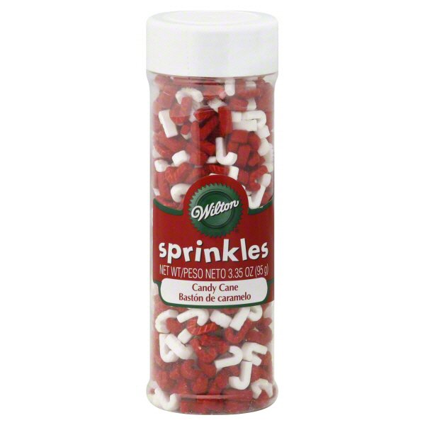 Wilton Candy Cane Sprinkles Shop Baking Ingredients at HEB