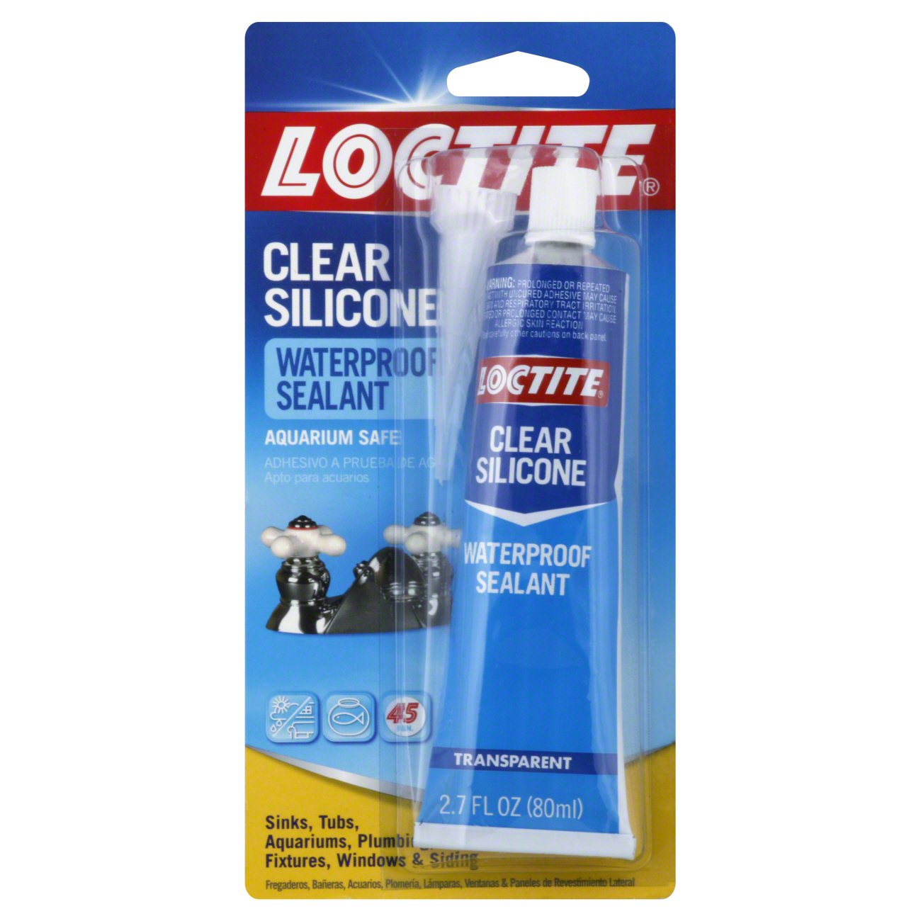 Loctite Clear Silicone Transparent Waterproof Sealant Shop Adhesives