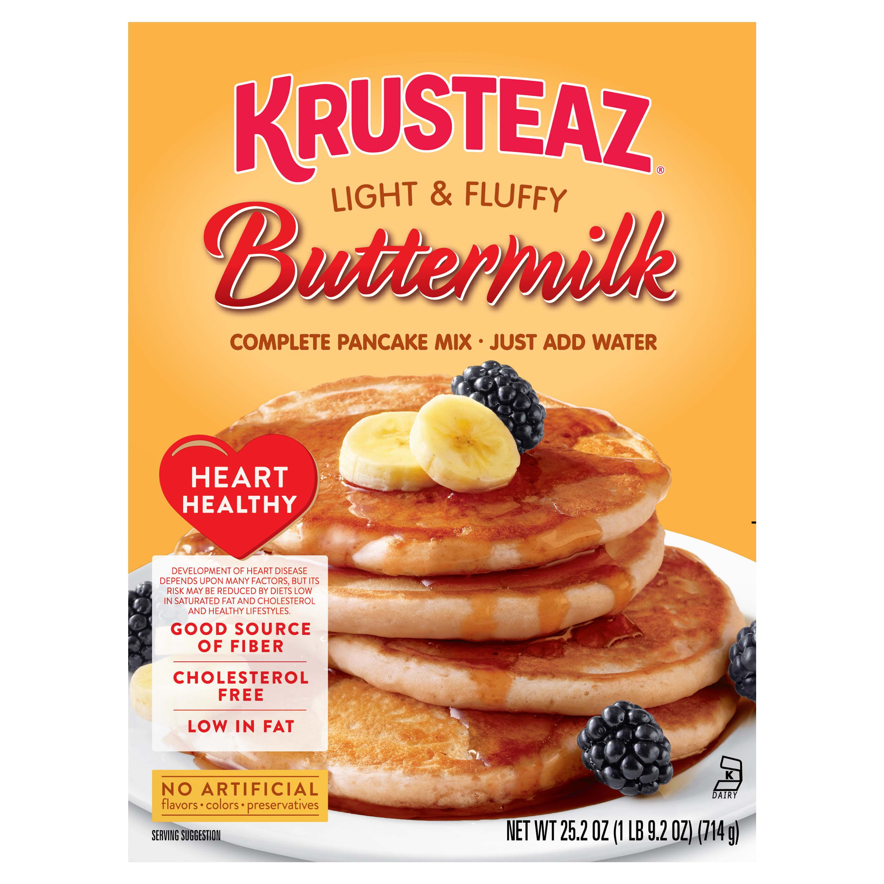 landdistrikterne maksimere harmonisk Krusteaz Heart Healthy Buttermilk Complete Pancake Mix - Shop Pancake Mixes  at H-E-B