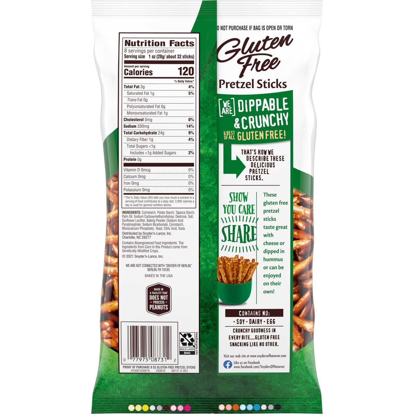 Snyder's of Hanover Gluten Free Pretzel Sticks; image 9 of 9