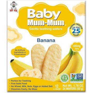 Baby Mum-Mum Gentle Teething Wafers - Banana