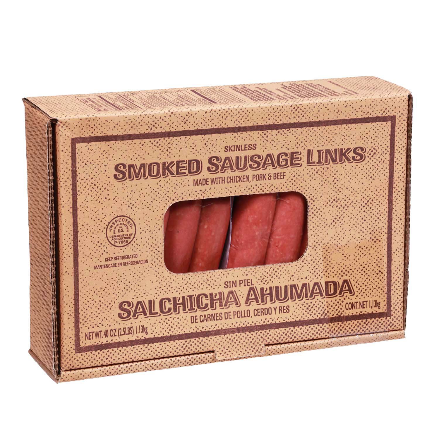 Market Skinless Smoked Sausage Links