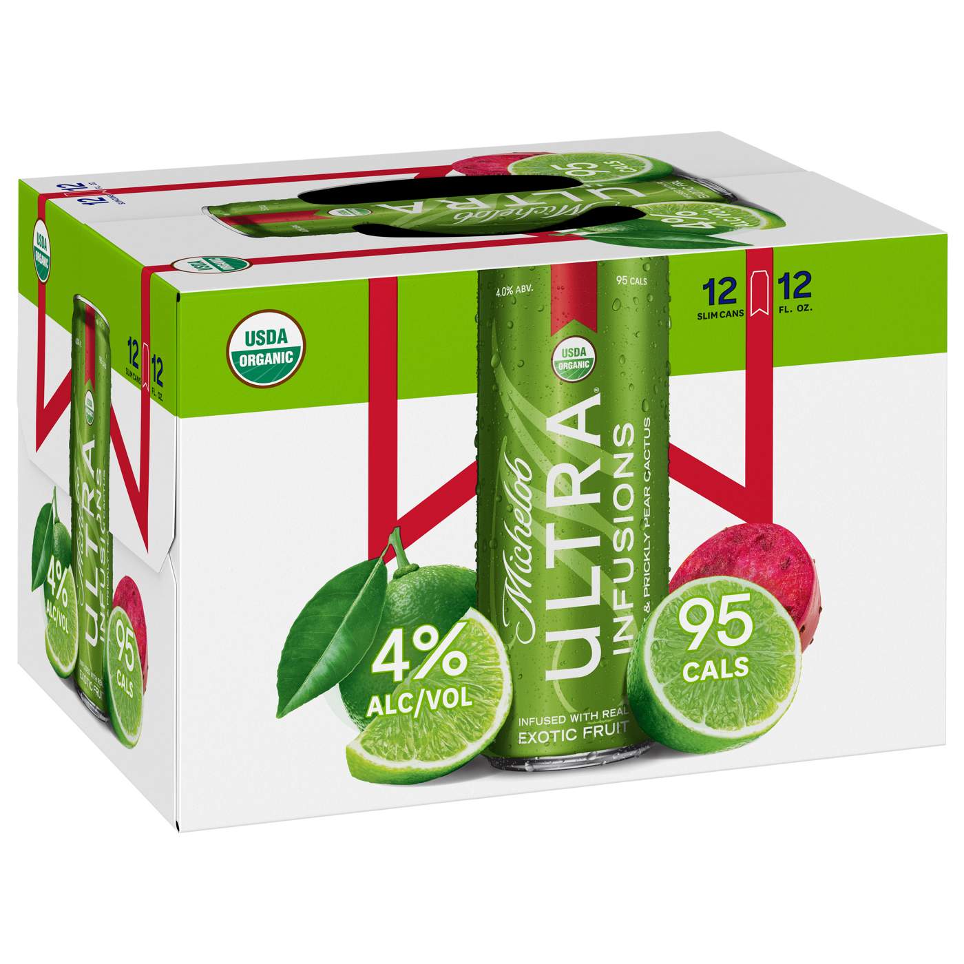 Michelob Ultra Lime Cactus Beer 12 oz Slim Cans; image 1 of 2