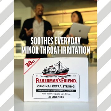 Fisherman's Friend Menthol Cough Suppressant Lozenges, 38 ct