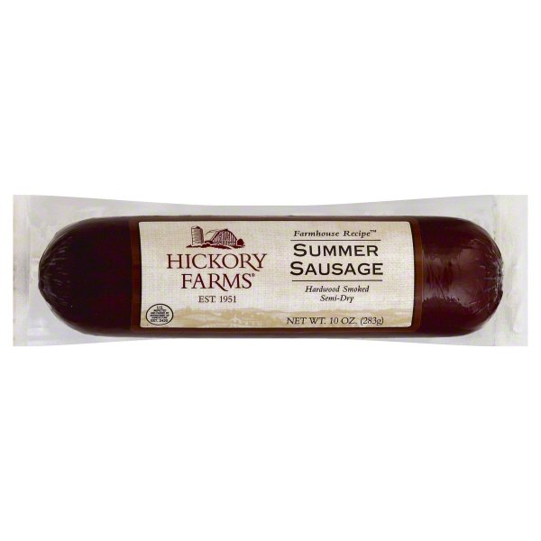 Hickory Farms Summer Sausage, SemiDry, Hardwood Smoked Shop Meat at