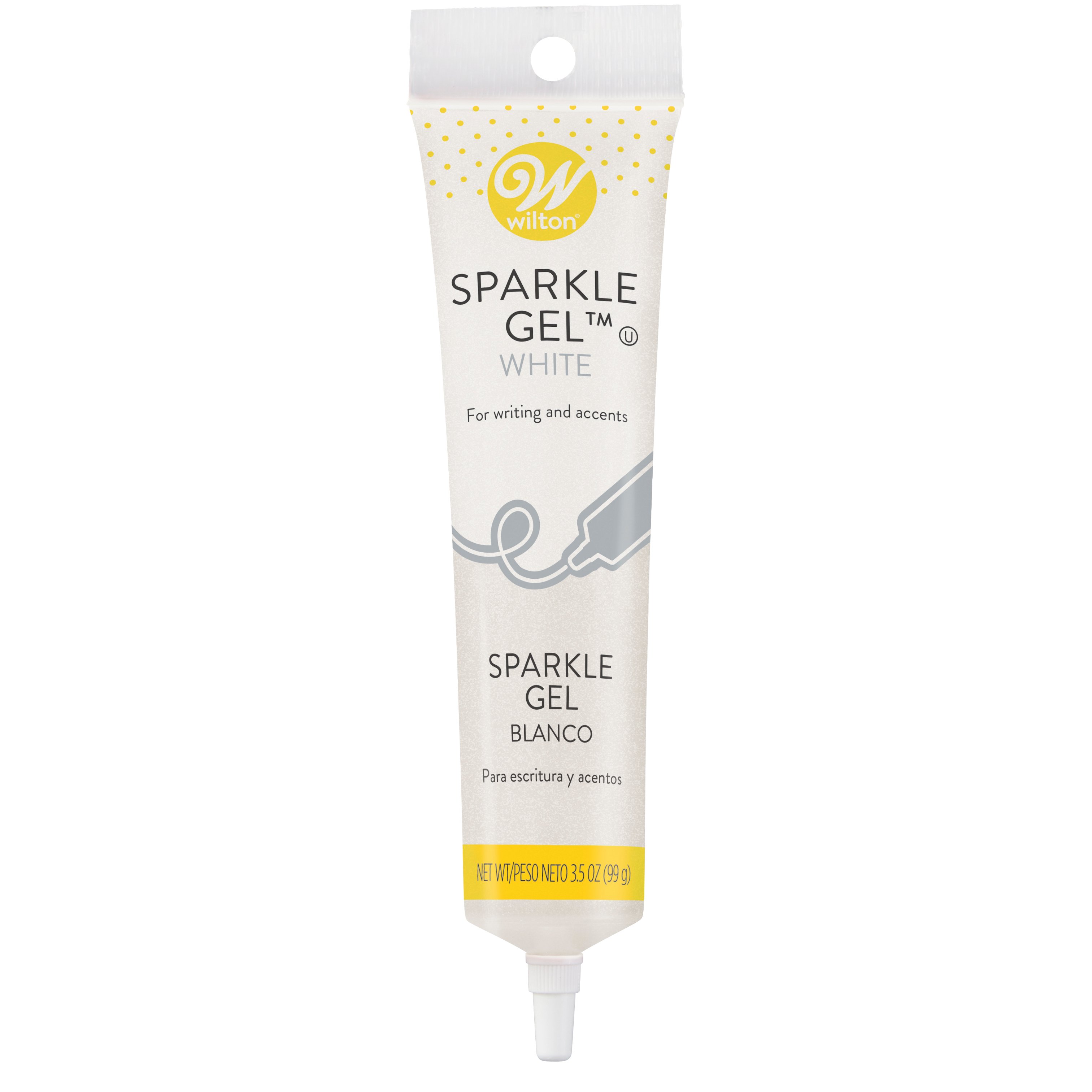 Wilton White Sparkle Gel, 3.5 oz