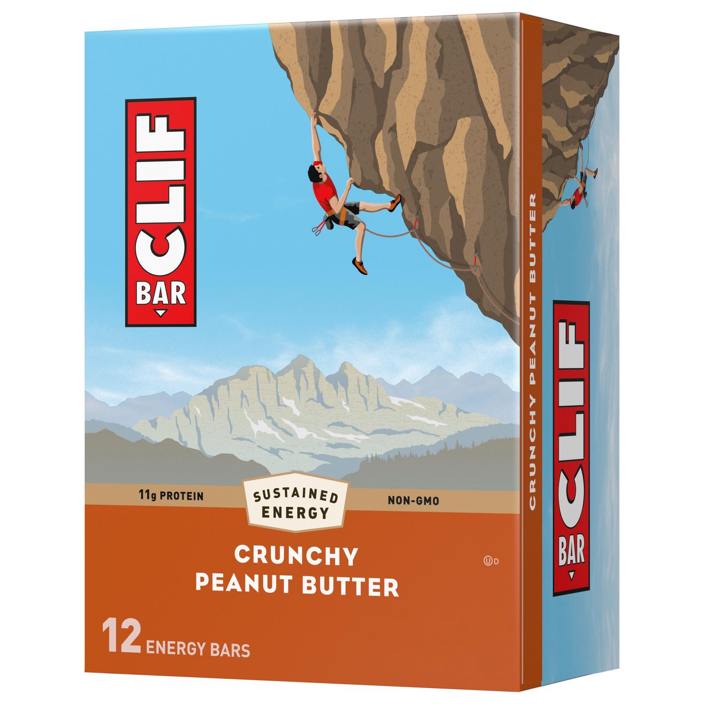 Clif Bar 11g Protein Energy Bars - Crunchy Peanut Butter; image 1 of 8