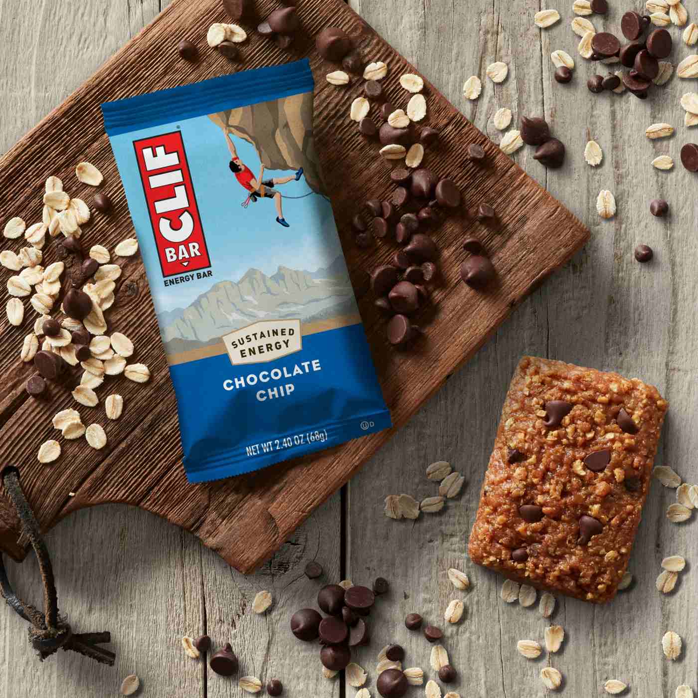 Clif Bar 10g Protein Energy Bars - Chocolate Chip; image 4 of 8