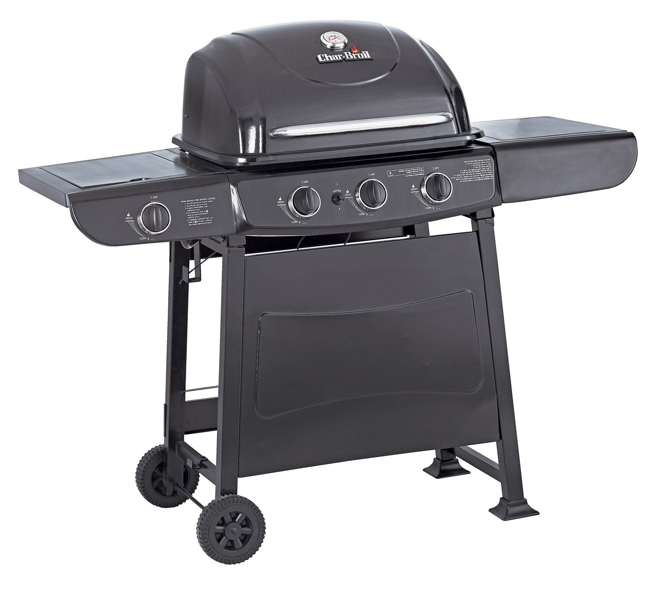 CharBroil 3 Burner Gas Grill with Side Burner Shop Grills & Smokers