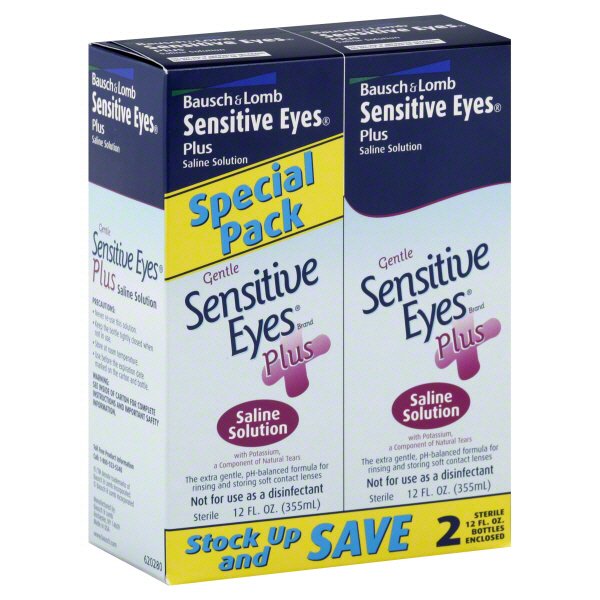 Bausch & Lomb Bausch & Lomb Sensitive Eye Bonus Twin Pack Shop